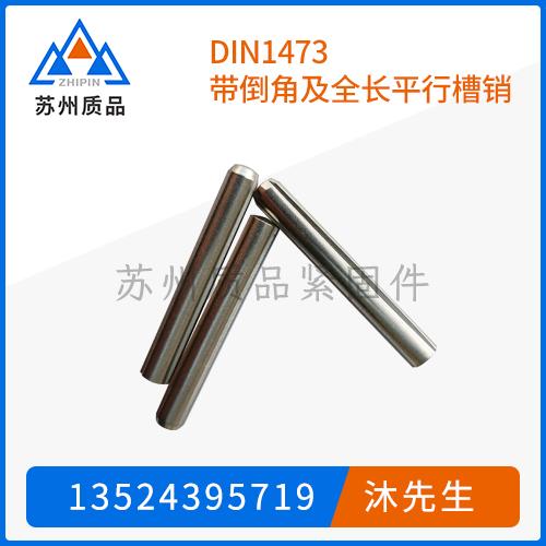 DIN1473带倒角及全长平行槽销