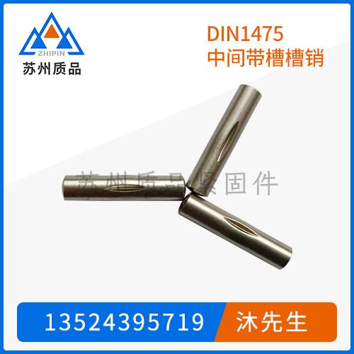 DIN1475中间带槽槽销