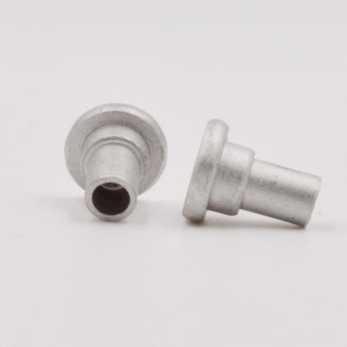 Plated Half Hollow Rivet with Dacro Flat Head Step