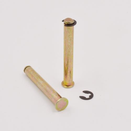 Flat Head Grooved Pin Shaft with Clip Spring