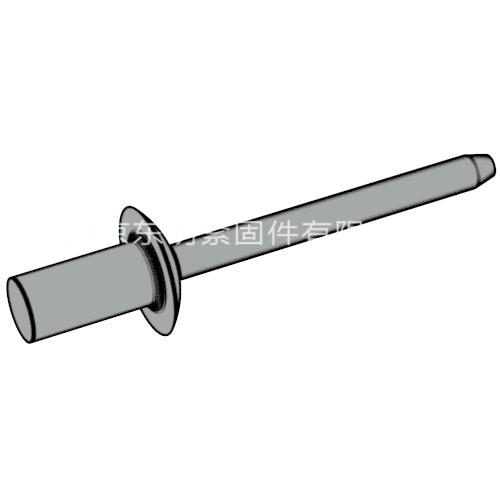 ISO 15975 - 2002 鋁帽鋁芯封閉型圓頭抽芯鉚釘